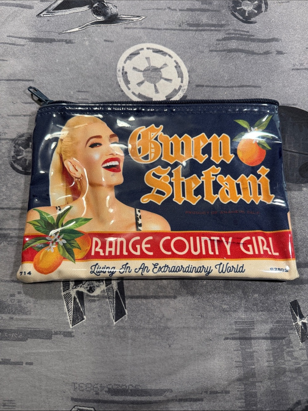 GWEN STEFANI NO DOUBT ORANGE COUNTY GIRL TRAVEL BAG POUCH